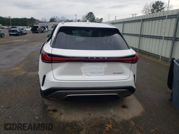 2023 Lexus RX with VIN 2T2BAMBA8PC016445, listed as a Copart auction lot 89324395 with 10,154 mi miles and Salvage Title. Bid and sale history available at carsss.com. Image 6.