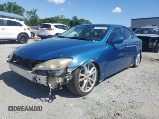 2008 Lexus IS 250 z VIN JTHBK262782060900, wystawiony jako Copart lot #55832755 z przebiegiem 186 523 mil mil oraz Szkoda całkowita • Salvage title. Historia ofert i sprzedaży dostępna na DreamBid. Obrazek 1.