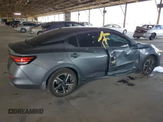 2024 Nissan Sentra SV с VIN 3N1AB8CV0RY377955, выставлен на аукционе Copart как лот 58603515 с пробегом 16 062 миль миль и Списание • Salvage title. История ставок и продаж доступна на DreamBid. Изображение 3.