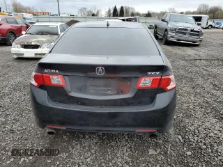 2010 Acura TSX with VIN JH4CU2F6XAC004063, listed as a Copart auction lot 48723635 with 157,256 mi miles and Salvage Title. Bid and sale history available at carsss.com. Image 6.