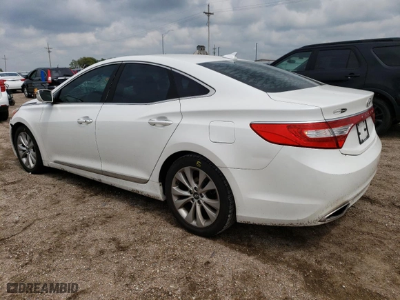 2014 Hyundai Azera with VIN KMHFG4JGXEA418183, listed as a Copart auction lot 68283534 with 126,178 mi miles and Salvage Title. Bid and sale history available at carsss.com. Image 2.