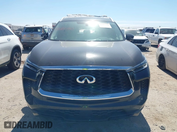 2023 Infiniti QX60 Luxe with VIN 5N1DL1FS9PC364963, listed as a IAAI auction lot 41681710 with 11,751 mi miles and . Bid and sale history available at DreamBid. Image 12.