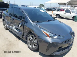 2019 Toyota Prius L Eco with VIN JTDKARFU1K3091222, listed as a IAAI auction lot 42473392 with 129,858 mi miles and . Bid and sale history available at DreamBid. Image 1.