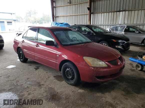 2004 Mitsubishi Lancer ES with VIN JA3AJ26E04U011285, listed as a Copart auction lot 76824724 with 196,334 mi miles and Salvage Title. Bid and sale history available at carsss.com. Image 4.