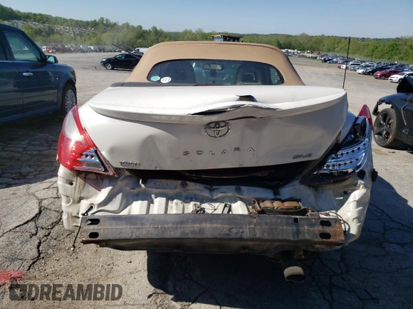 2008 Toyota Solara SE z VIN 4T1FA38P78U147247, wystawiony jako Copart lot #56040265 z przebiegiem 278 512 mil mil oraz Szkoda całkowita • Salvage title. Historia ofert i sprzedaży dostępna na DreamBid. Obrazek 6.
