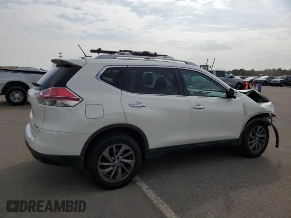 2016 Nissan Rogue SL with VIN 5N1AT2MV0GC767445, listed as a Copart auction lot 51043125 with 94,804 mi miles and Salvage Title. Bid and sale history available at DreamBid. Image 3.