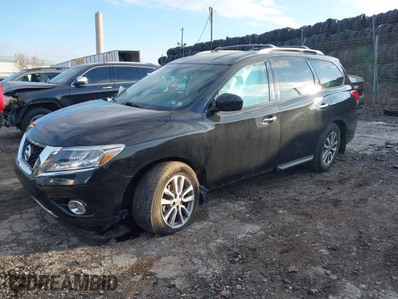 2015 Nissan Pathfinder Platinum z VIN 5N1AR2MM6FC692576, wystawiony jako IAAI lot #41672223 z przebiegiem 83 083 mil mil oraz . Historia ofert i sprzedaży dostępna na DreamBid. Obrazek 16.