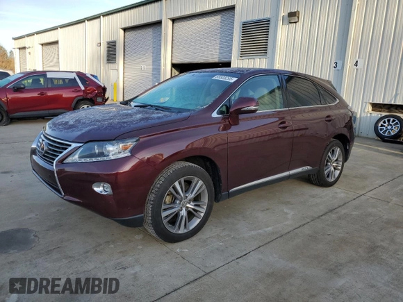 2015 Lexus RX 450h with VIN 2T2ZB1BA0FC001074, listed as a Copart auction lot 88503295 with 188,053 mi miles and Salvage Title. Bid and sale history available at DreamBid. Image 1.
