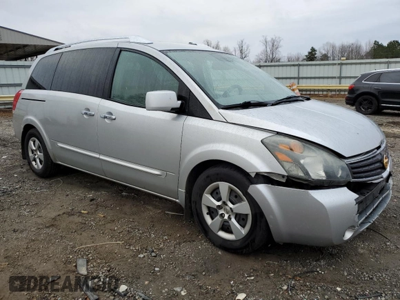 2008 Nissan Quest S z VIN 5N1BV28U58N120030, wystawiony jako Copart lot #44403825 z przebiegiem 225 303 mil mil oraz Szkoda całkowita • Salvage title. Historia ofert i sprzedaży dostępna na DreamBid. Obrazek 4.