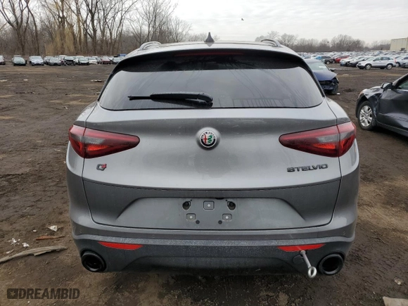 2020 Alfa Romeo Stelvio Sport with VIN ZASPAKAN6L7C95545, listed as a Copart auction lot 47619605 with 37,014 mi miles and Salvage Title. Bid and sale history available at carsss.com. Image 6.