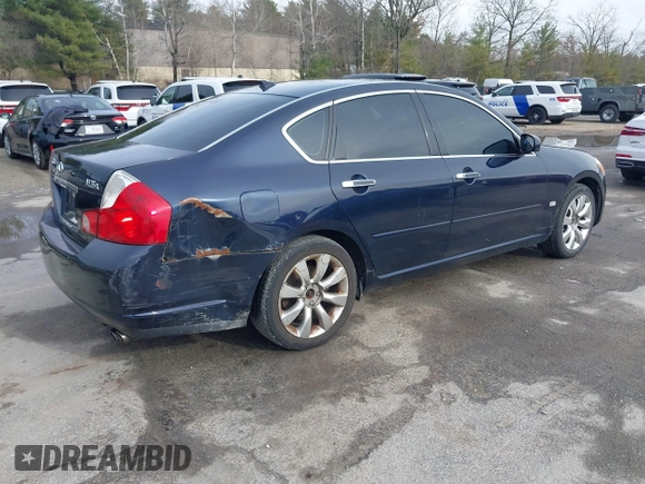 2006 Infiniti M with VIN JNKAY01F56M263469, listed as a IAAI auction lot 41952389 with 132,337 mi miles. Bid and sale history available at carsss.com. Image 4.