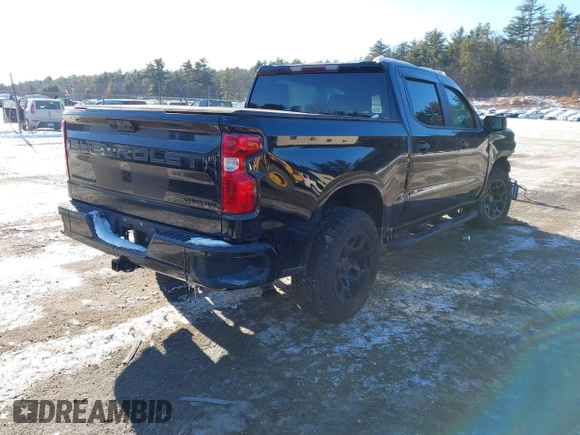 2022 Chevrolet Silverado 1500 Custom with VIN 1GCPDBEK1NZ512152, listed as a IAAI auction lot 41381103 with 49,865 mi miles. Bid and sale history available at carsss.com. Image 4.