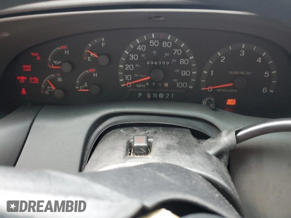 1997 Ford F-150 with VIN 1FTDX1767VNA57898, listed as a Copart auction lot 60908125 with 236,399 mi miles and Salvage title. Bid and sale history available at DreamBid. Image 9.