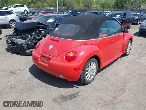 2004 Volkswagen Beetle with VIN 3VWCM21Y44M307429, listed as a IAAI auction lot 42247301 with 60,166 mi miles and . Bid and sale history available at DreamBid. Image 4.