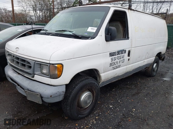 2001 Ford Econoline Cargo with VIN 1FTNE24241HB43552, listed as a IAAI auction lot 41957251 with Not Provided miles. Bid and sale history available at carsss.com. Image 2.