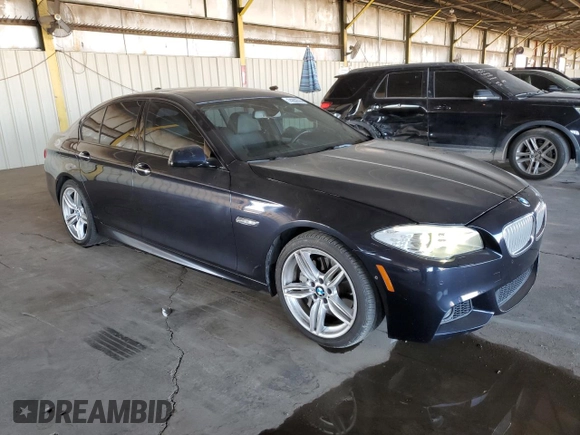 2013 BMW 5 Series 550i with VIN WBAFR9C5XDD226635, listed as a Copart auction lot 74282014 with 71,010 mi miles and Clean Title. Bid and sale history available at DreamBid. Image 4.