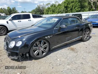 2016 Bentley Continental GT V8 with VIN SCBGT3ZA3GC051328, listed as a Copart auction lot 60819175 with 22,996 mi miles and Salvage title. Bid and sale history available at DreamBid. Image 1.