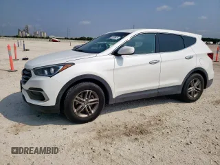 2017 Hyundai Santa Fe 2.4L with VIN 5XYZTDLB6HG442337, listed as a Copart auction lot 57628615 with 119,031 mi miles and Salvage title. Bid and sale history available at DreamBid. Image 1.