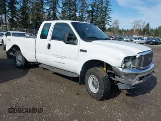 2001 Ford F-250 with VIN 1FDNX21LX1EB35511, listed as a IAAI auction lot 41664659 with 238,688 mi miles and . Bid and sale history available at DreamBid. Image 1.
