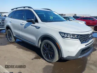2022 Kia Sorento X-Line S with VIN 5XYRLDLC8NG097140, listed as a IAAI auction lot 41471205 with 75,555 mi miles. Bid and sale history available at carsss.com. Image 1.