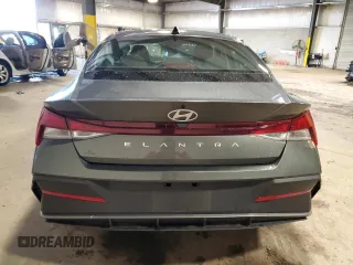 2024 Hyundai Elantra SE with VIN KMHLL4DG2RU809861, listed as a Copart auction lot 85215134 with 4,906 mi miles and Salvage Title. Bid and sale history available at DreamBid. Image 6.