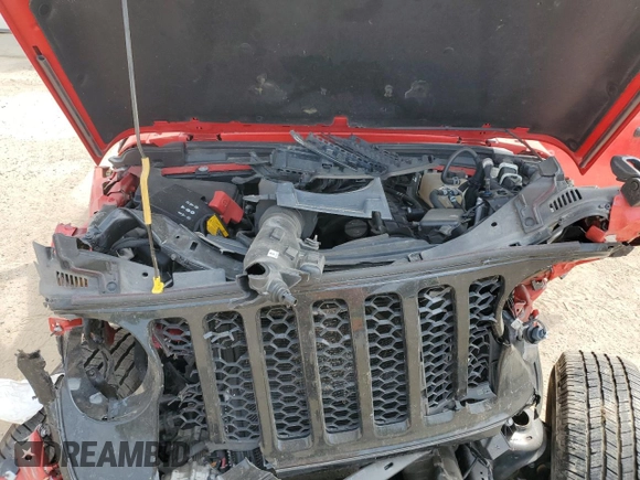 2022 Jeep Gladiator Texas Trail with VIN 1C6HJTAGXNL135397, listed as a Copart auction lot 59975665 with 111,849 mi miles and Non repairable. Bid and sale history available at DreamBid. Image 12.