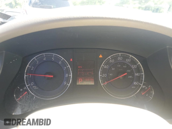 2010 Infiniti EX Journey with VIN JN1AJ0HR2AM753501, listed as a Copart auction lot 64019045 with 169,196 mi miles and Salvage title. Bid and sale history available at DreamBid. Image 9.
