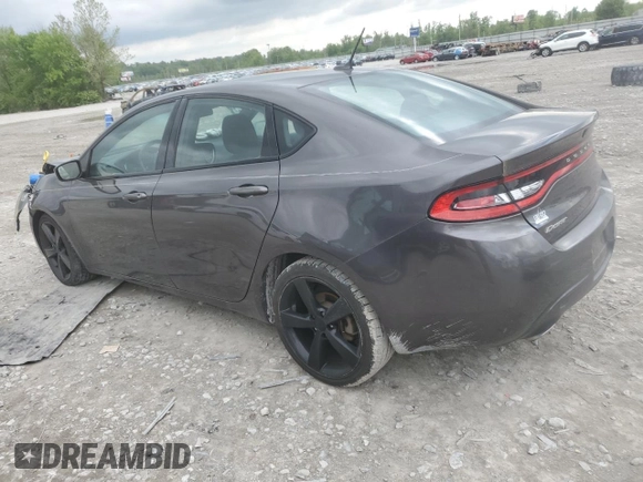 2015 Dodge Dart SXT with VIN 1C3CDFBB9FD165568, listed as a Copart auction lot 55961255 with 145,154 mi miles and Salvage title. Bid and sale history available at DreamBid. Image 2.