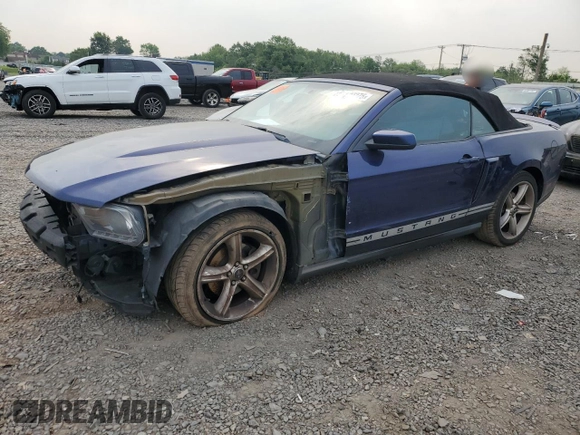 2010 Ford Mustang GT with VIN 1ZVBP8FH7A5119858, listed as a Copart auction lot 60839275 with 118,520 mi miles and Salvage title. Bid and sale history available at DreamBid. Image 1.