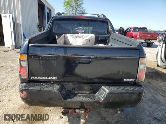 2006 Honda Ridgeline RTL with VIN 2HJYK16586H532201, listed as a Copart auction lot 53945235 with Not Provided miles and Clean Title. Bid and sale history available at DreamBid. Image 6.