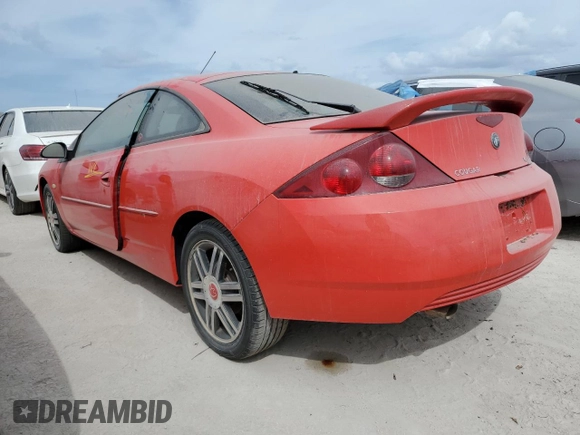 2002 Mercury Cougar z VIN 1ZWHT61L525611047, wystawiony jako Copart lot #75422974 z przebiegiem Nie podano mil oraz Szkoda całkowita • Salvage title. Historia ofert i sprzedaży dostępna na DreamBid. Obrazek 2.