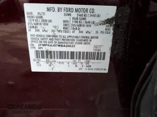 2021 Ford Edge SEL with VIN 2FMPK4J97MBA26625, listed as a Copart auction lot 50235535 with 90,601 mi miles and Clean Title. Bid and sale history available at carsss.com. Image 12.