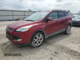 2015 Ford Escape Titanium with VIN 1FMCU0J92FUC42929, listed as a Copart auction lot 59863845 with 226,265 mi miles and Salvage title. Bid and sale history available at DreamBid. Image 1.