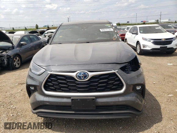 2021 Toyota Highlander Hybrid LE with VIN 5TDBBRCH2MS514881, listed as a Copart auction lot 66672734 with 56,155 mi miles and Salvage title. Bid and sale history available at DreamBid. Image 5.