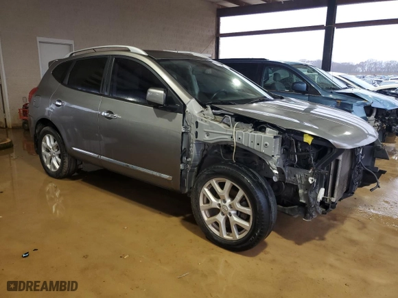 2012 Nissan Rogue S with VIN JN8AS5MT7CW295619, listed as a Copart auction lot 44223945 with 110,248 mi miles and Salvage Title. Bid and sale history available at carsss.com. Image 4.