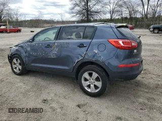 2012 Kia Sportage LX with VIN KNDPBCA26C7227327, listed as a Copart auction lot 53159915 with Not provided miles and Salvage title. Bid and sale history available at DreamBid. Image 2.