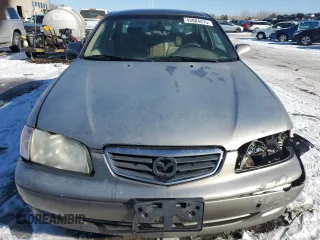 2001 Mazda 626 LX with VIN 1YVGF22C315225141, listed as a Copart auction lot 42004475 with 195,643 mi miles and Salvage Title. Bid and sale history available at carsss.com. Image 5.