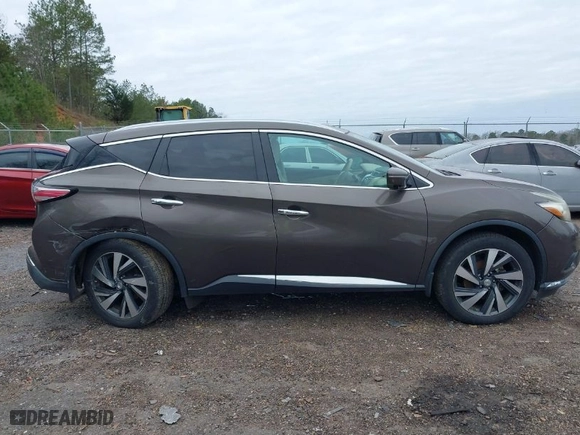 2015 Nissan Murano SL with VIN 5N1AZ2MG8FN284191, listed as a IAAI auction lot 41238481 with 83,902 mi miles. Bid and sale history available at carsss.com. Image 13.