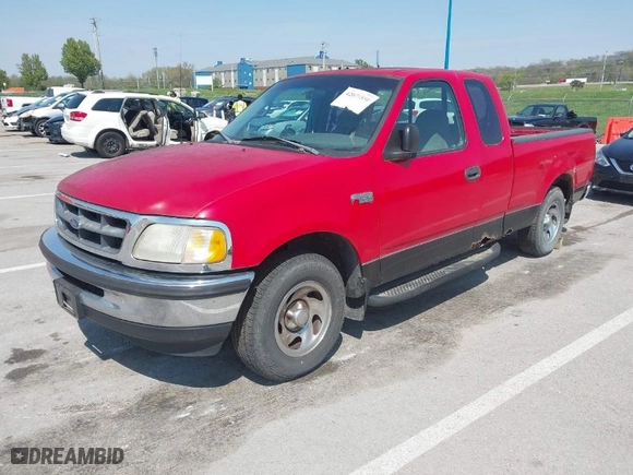 1998 Ford F-150 Standard with VIN 1FTZX1729WKB42151, listed as a IAAI auction lot 42074530 with 174,690 mi miles. Bid and sale history available at carsss.com. Image 2.