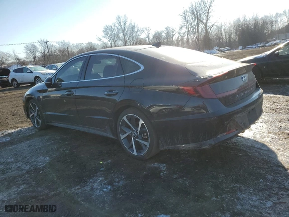 2022 Hyundai Sonata SEL Plus with VIN KMHL44J29NA239049, listed as a Copart auction lot 42486515 with 20,630 mi miles and Salvage Title. Bid and sale history available at carsss.com. Image 2.