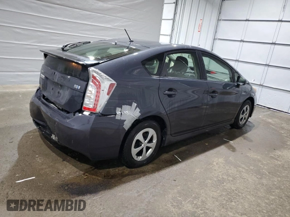 2013 Toyota Prius One with VIN JTDKN3DU1D5573393, listed as a Copart auction lot 47281815 with 166,273 mi miles and Salvage Title. Bid and sale history available at carsss.com. Image 3.