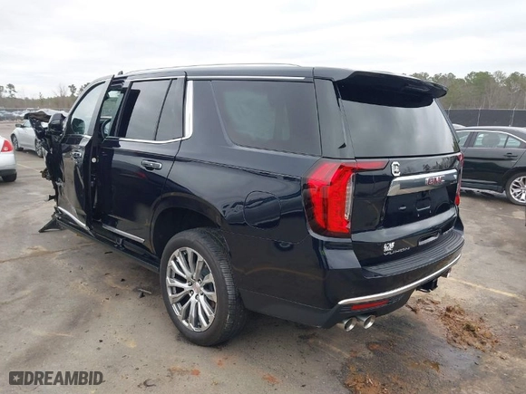 2023 GMC Yukon Denali with VIN 1GKS1DKL6PR480432, listed as a IAAI auction lot 41620789 with 25,395 mi miles. Bid and sale history available at carsss.com. Image 3.