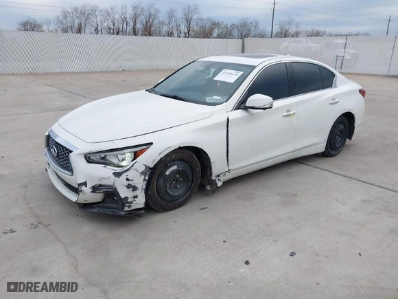 2021 Infiniti Q50 3.0t SENSORY with VIN JN1EV7CP7MM701533, listed as a IAAI auction lot 41200618 with 60,464 mi miles. Bid and sale history available at carsss.com. Image 2.