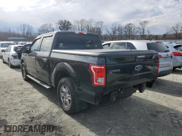 2015 Ford F-150 XL with VIN 1FTEW1CP7FFC11124, listed as a Copart auction lot 41777125 with 105,215 mi miles and Salvage title. Bid and sale history available at DreamBid. Image 2.
