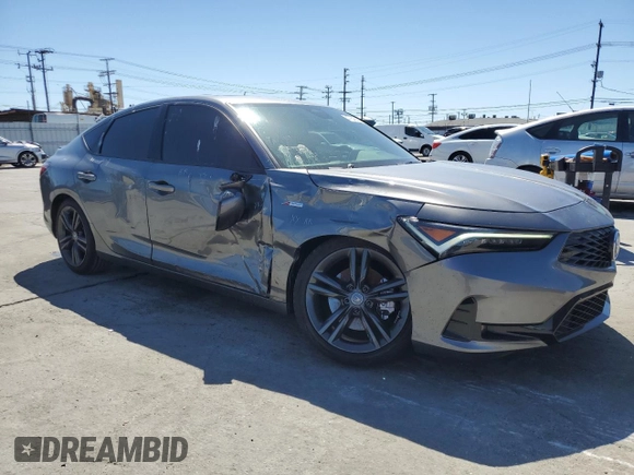 2024 Acura Integra w/A-Spec Package with VIN 19UDE4H37RA021364, listed as a Copart auction lot 47843185 with 5,979 mi miles and Salvage title. Bid and sale history available at DreamBid. Image 4.