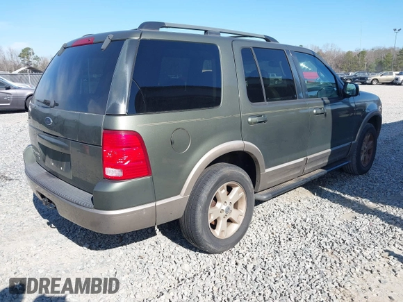 2003 Ford Explorer Eddie Bauer z VIN 1FMZU64K43UC29333, wystawiony jako IAAI lot #41715540 z przebiegiem 216 694 mil mil oraz . Historia ofert i sprzedaży dostępna na DreamBid. Obrazek 4.