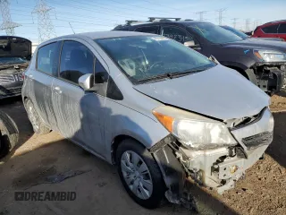 2012 Toyota Yaris L with VIN JTDKTUD30CD527660, listed as a Copart auction lot 42512405 with Not Provided miles and Salvage Title. Bid and sale history available at DreamBid. Image 4.
