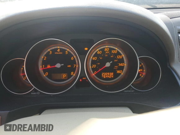 2007 Infiniti M x with VIN JNKAY01F57M460966, listed as a Copart auction lot 48557625 with 230,938 mi miles and Salvage title. Bid and sale history available at DreamBid. Image 9.