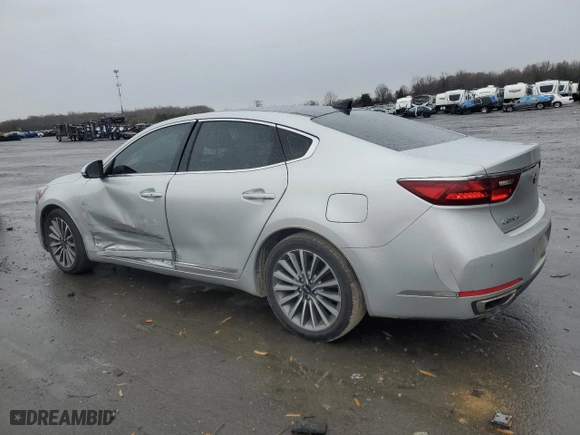 2017 Kia Cadenza Technology with VIN KNALC4J12H5081078, listed as a Copart auction lot 81816954 with 102,471 mi miles and Salvage Title. Bid and sale history available at carsss.com. Image 2.