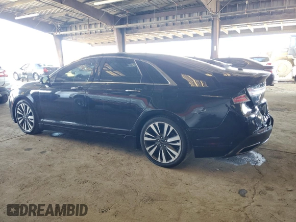 2019 Lincoln MKZ Hybrid Reserve II with VIN 3LN6L5MU2KR620987, listed as a Copart auction lot 45592715 with 205,169 mi miles and Salvage title. Bid and sale history available at DreamBid. Image 2.